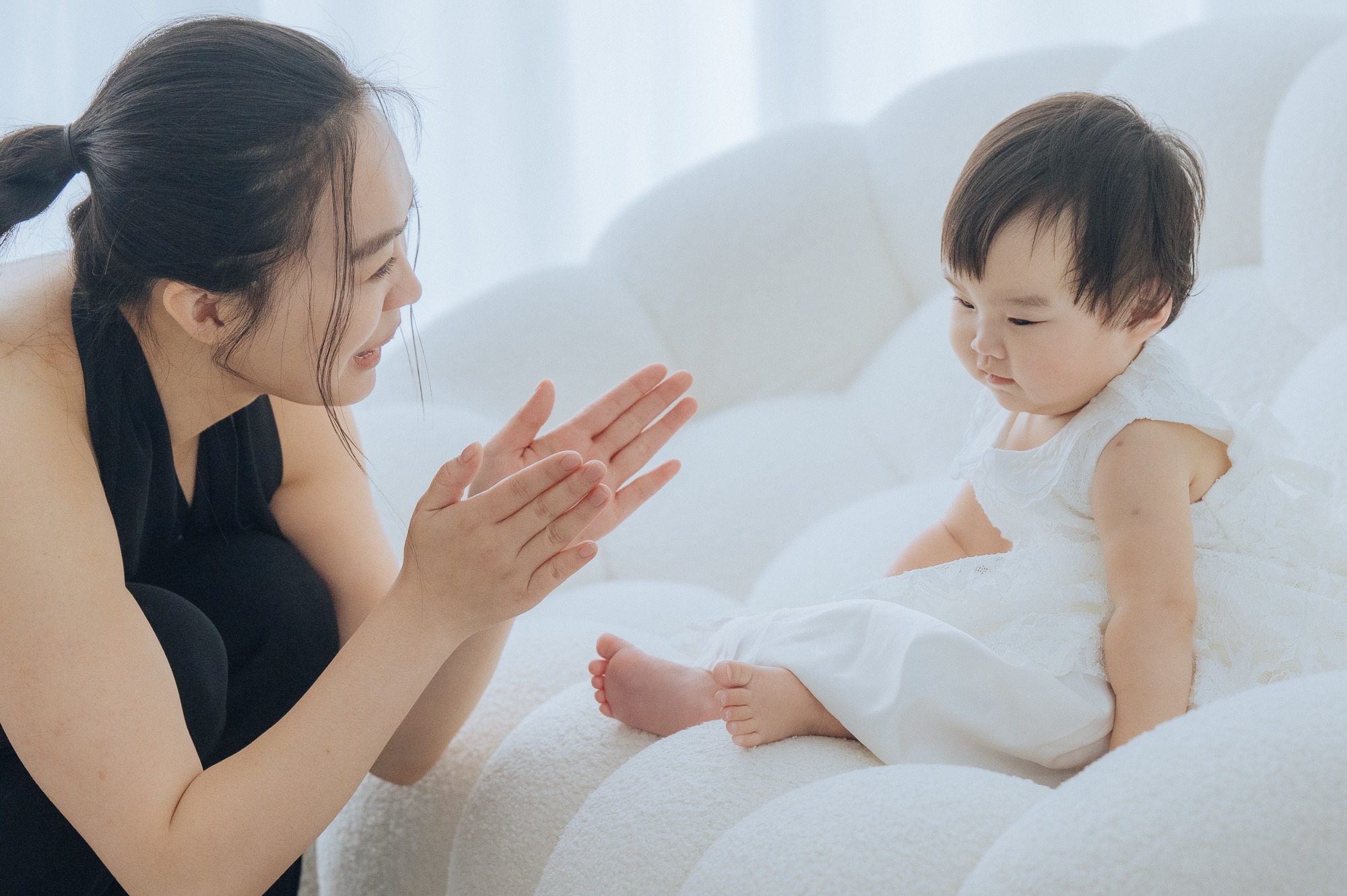 全家福攝影作品：親子互動時光