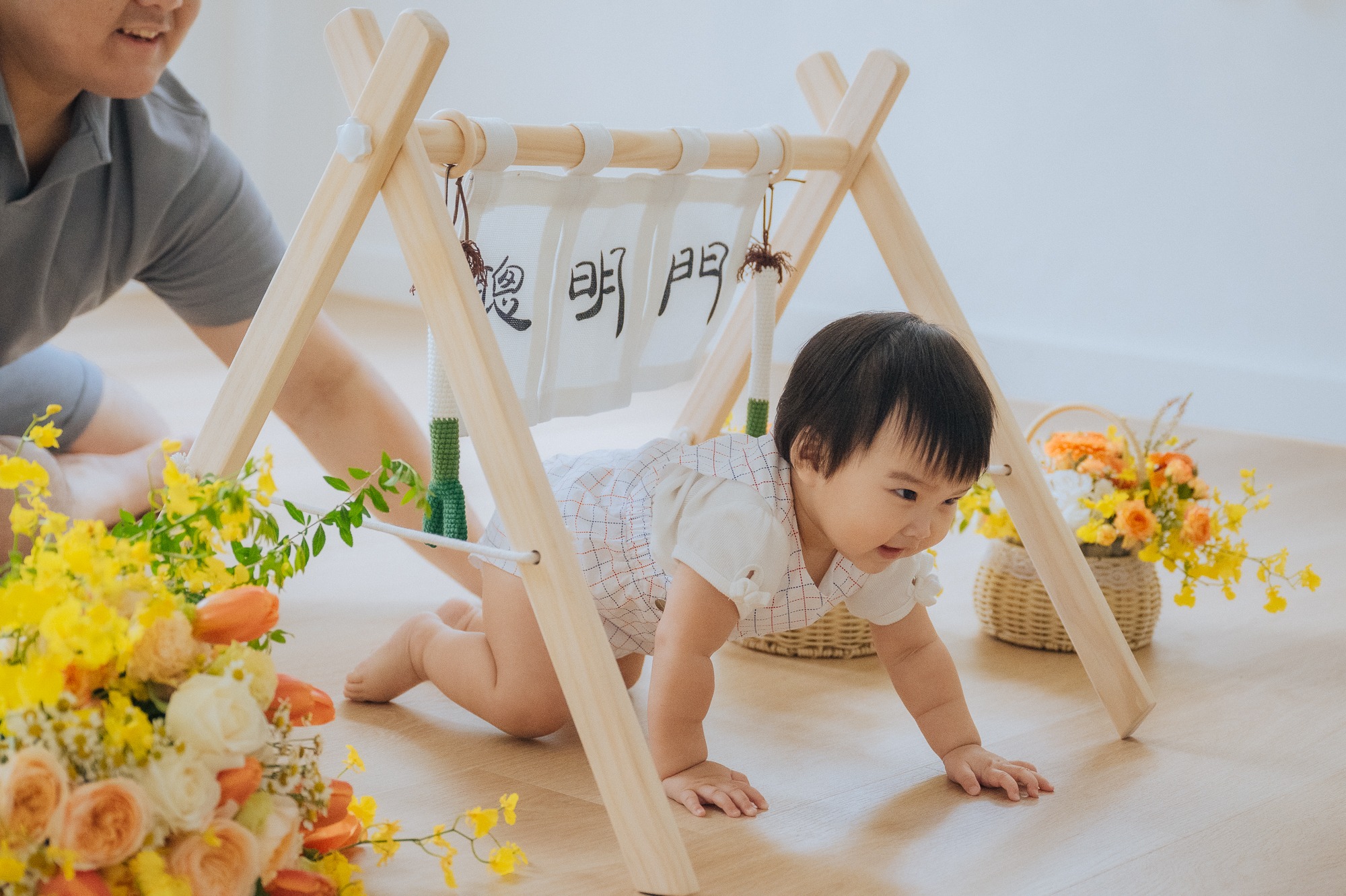 抓週攝影作品：成長紀念寫真